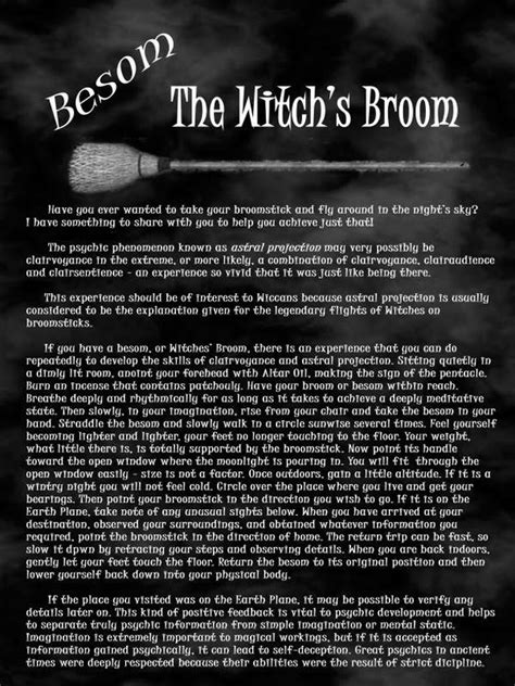 The Witches Broom: A Symbol of Protection and Warding